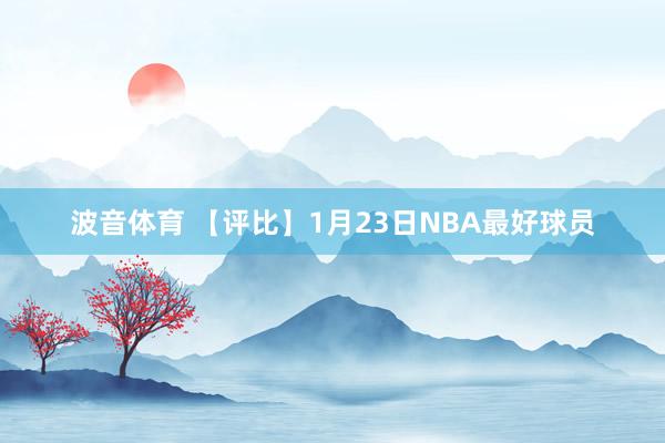 波音体育 【评比】1月23日NBA最好球员