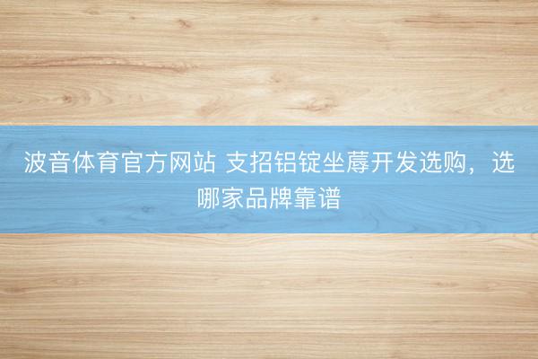 波音体育官方网站 支招铝锭坐蓐开发选购，选哪家品牌靠谱